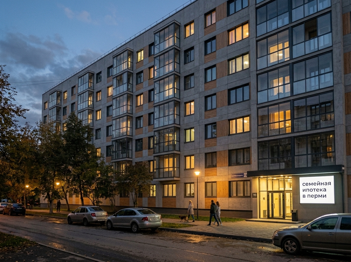 Квартиры в новостройках Перми от застройщика в Индустриальном районе