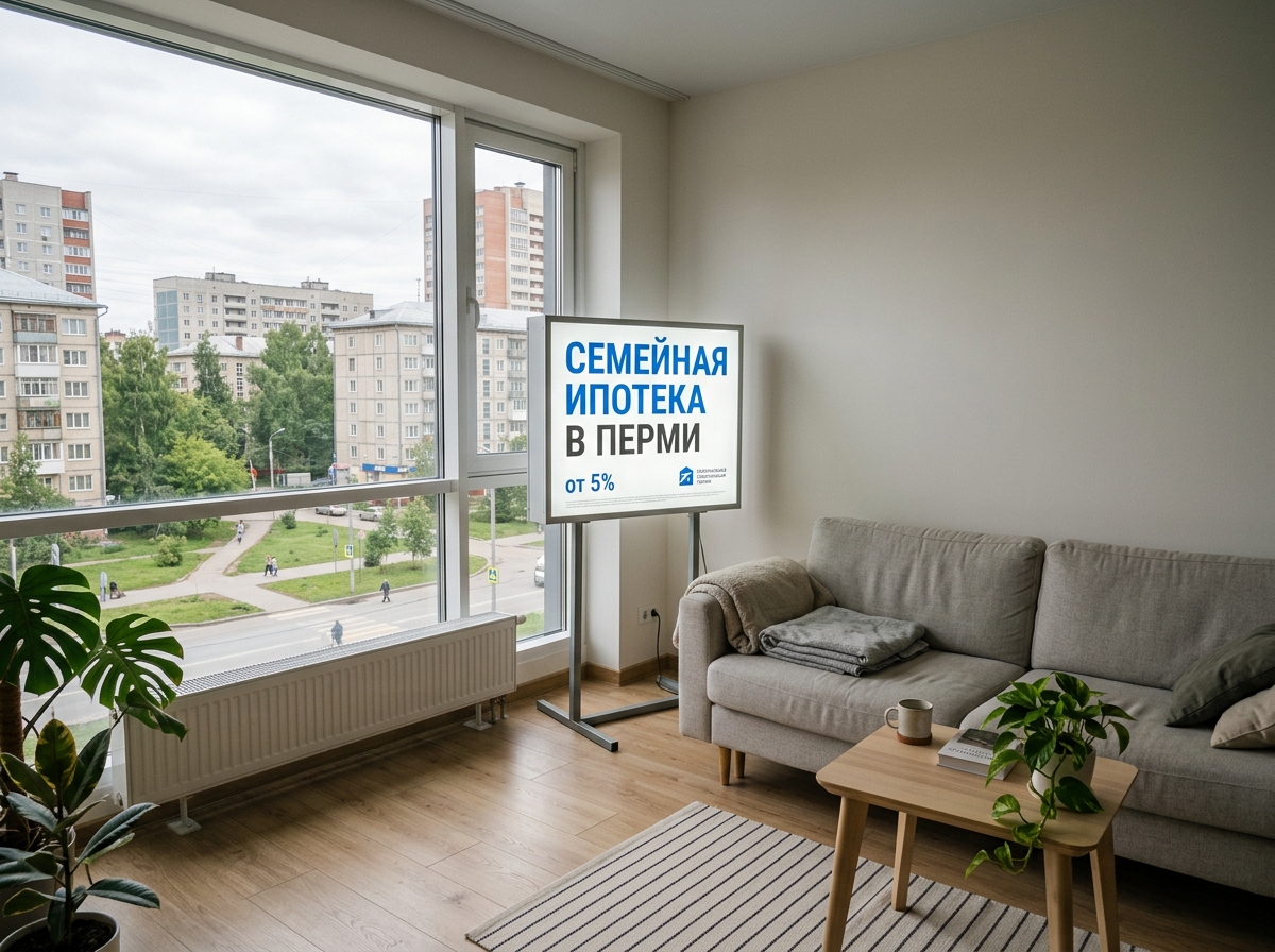 Ипотечное кредитование в Перми для покупки квартиры в новостройке