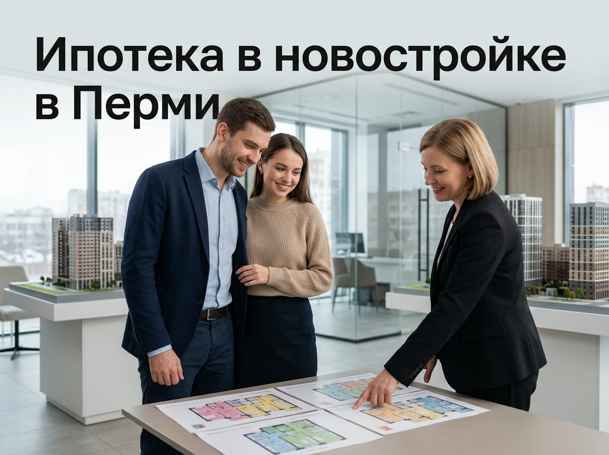 Покупка однокомнатной квартиры в новостройке Перми