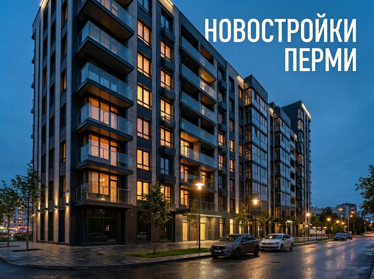 Покупка квартиры в новостройке Перми с агентством недвижимости