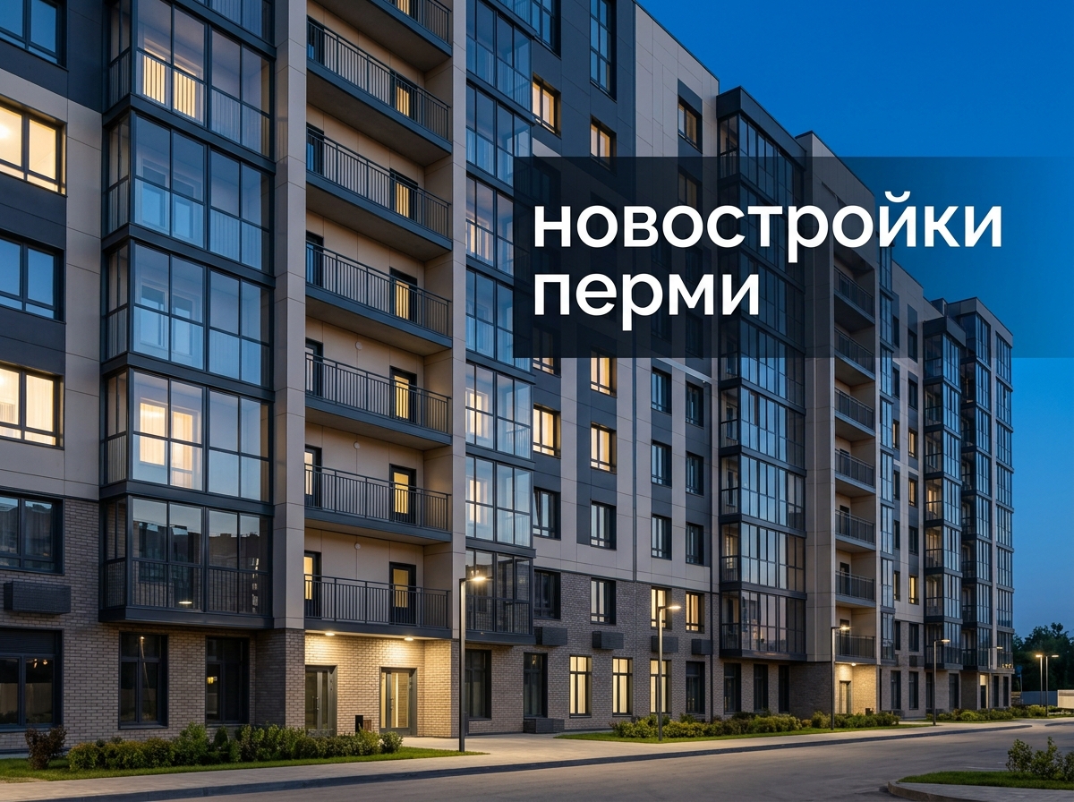 Новостройки Индустриального района Перми