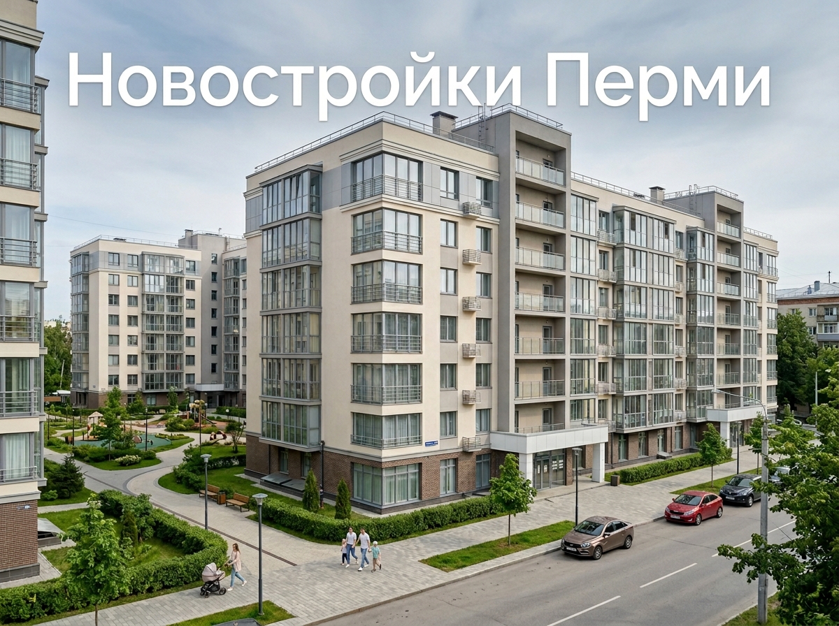 Трехкомнатные квартиры в новостройках Перми