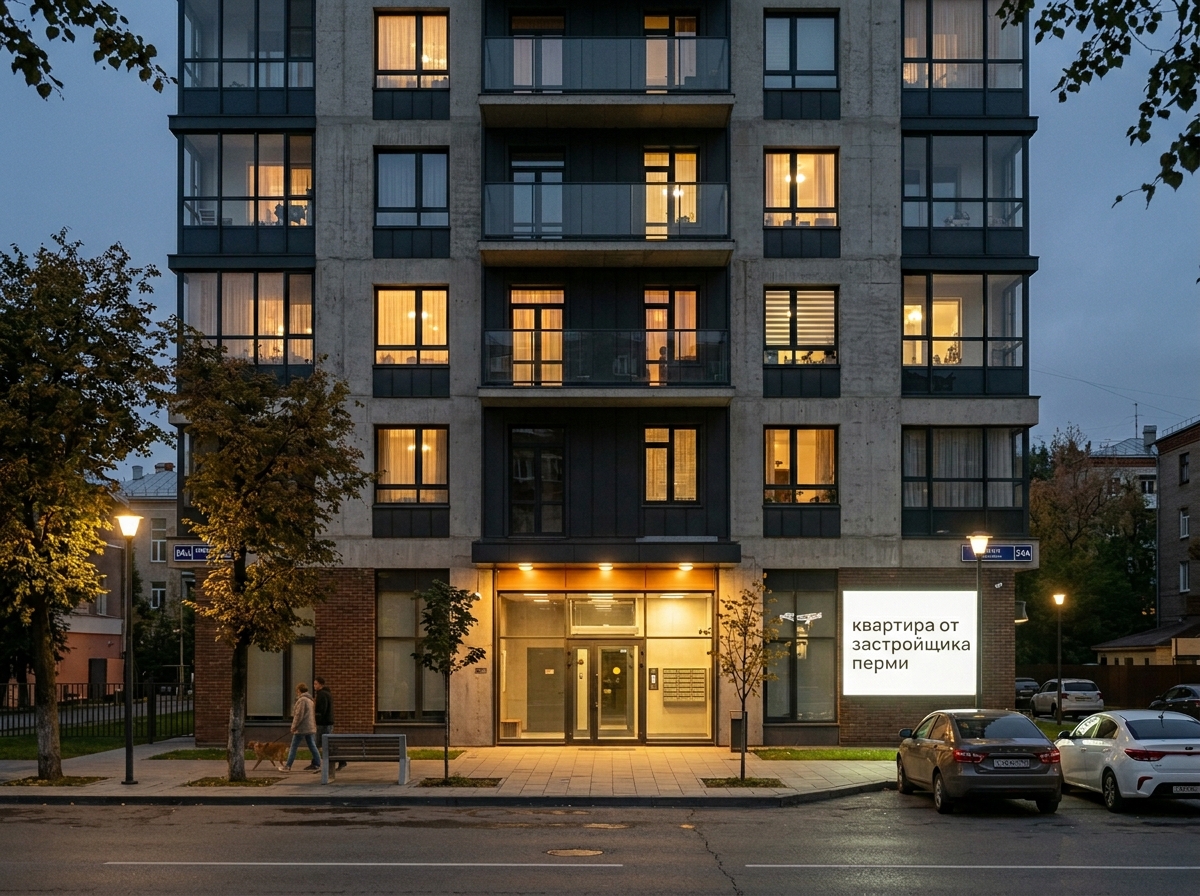 Покупка квартиры в новостройке Перми