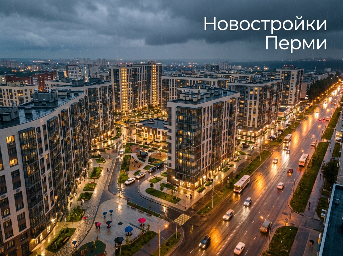 Покупка квартиры в новостройке Перми с помощью профессионалов