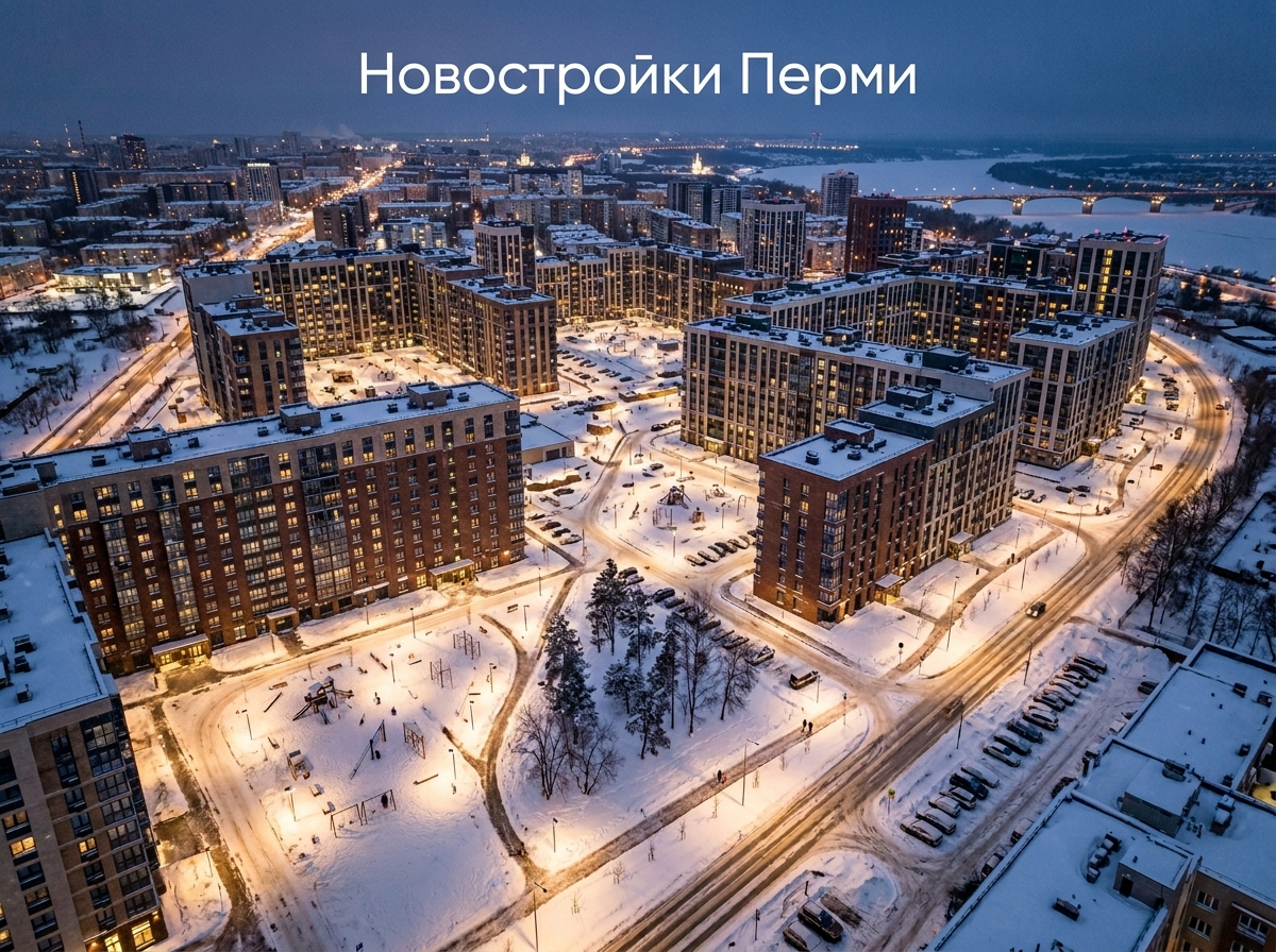 Покупка квартиры в новостройке Перми от застройщика без посредников